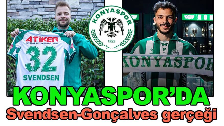 Konyaspor’da Diogo Gonçalves ile Sander Svendsen gerçeği
