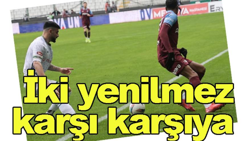 Konyaspor Trabzonspor'u mağlup edebilecek mi?
