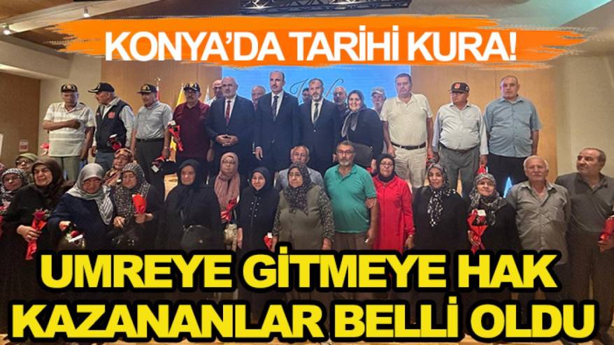 Konya Büyükşehir Belediyesi’nin Vefa Umresi talihlileri belli oldu! İşte umreye gidecek ilk talihliler