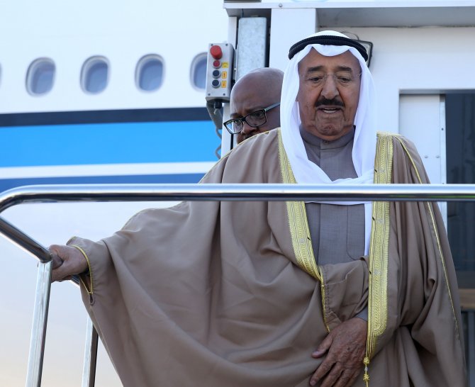 Kuveyt Emiri Şeyh Es-Sabah, İstanbul'a geldi
