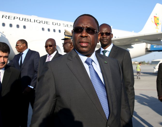 Senegal Devlet Başkanı Sall, İstanbul'a geldi