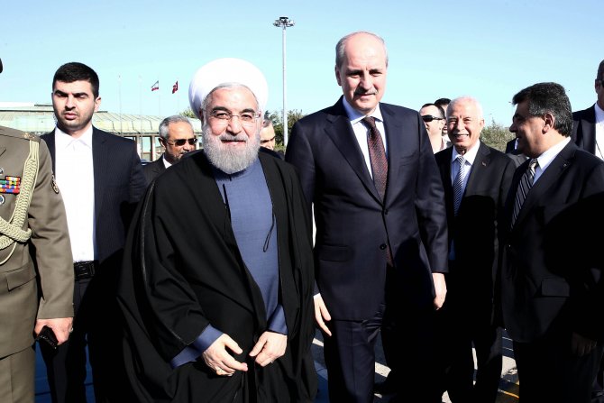 İran Cumhurbaşkanı Ruhani, Ankara'ya gitti