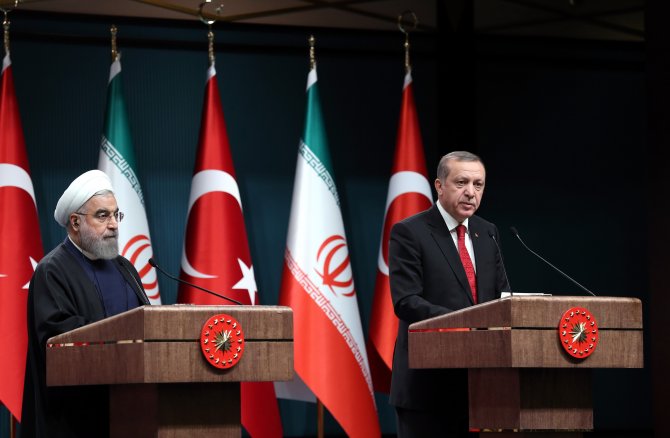 Erdoğan-Ruhani ortak basın toplantısı