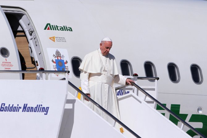 Papa'nın Midilli ziyareti