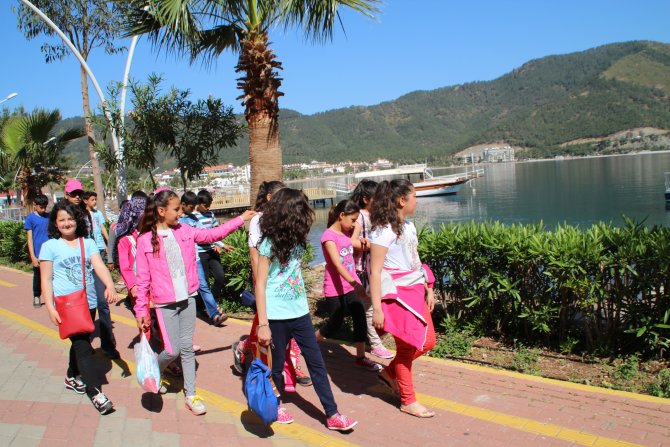 Gaziantepli 40 öğrenci ilk kez denizi gördü