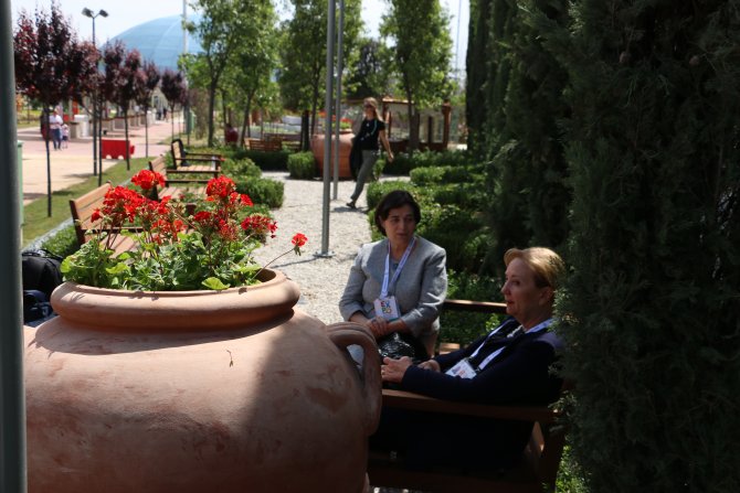 EXPO'da kurulan İtalyan bahçesi açıldı