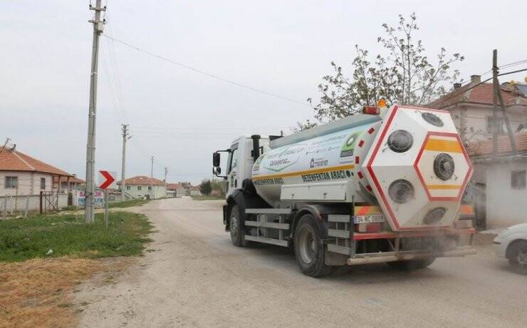 Ereğli'deki 87 mahallede dezenfekte