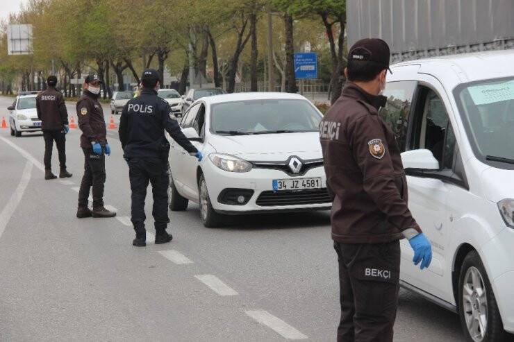 Konya’da Sokağa Çıkma Kısıtlamasında Denetimler Sürüyor