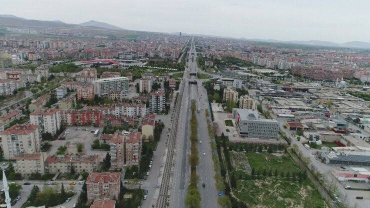 Konya’da Sokağa Çıkma Kısıtlamasında Denetimler Sürüyor