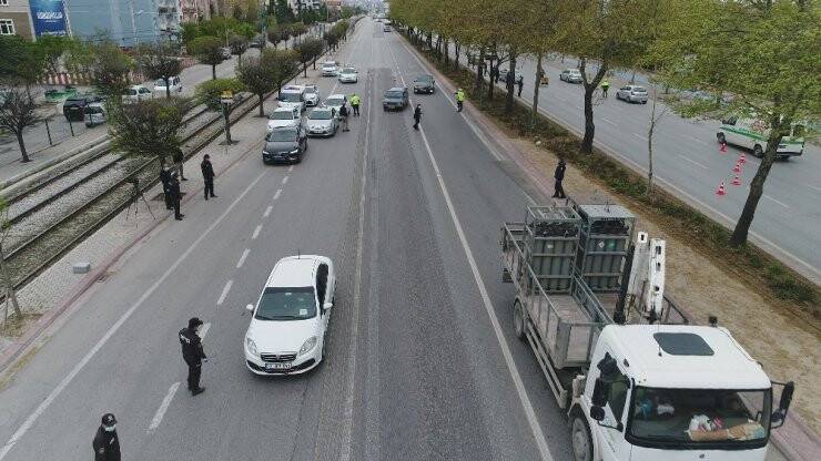 Konya’da Sokağa Çıkma Kısıtlamasında Denetimler Sürüyor