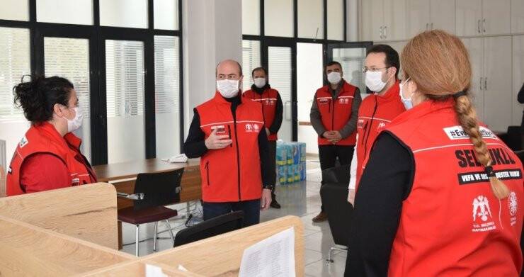 Başkan Pekyatırmacı Ve Kaymakam Yamlı Vefa Grubu Çalışmalarını İnceledi