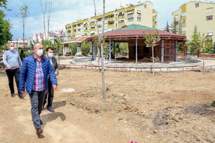 Konya Meram’da Parklar Güzel Günler İçin Hazırlanıyor