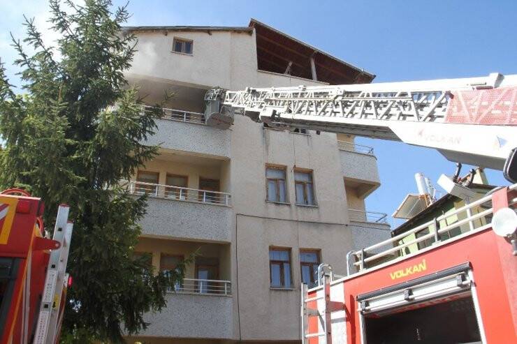 Konya'da çıkan yangın kısa sürede kontrol altına alındı