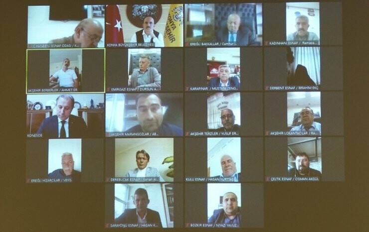 Başkan Altay Esnaf Odalarının Başkanlarıyla Toplantı Yaptı