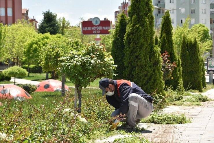 Konya Karatay’da Parklar Salgın Sonrasına Hazırlanıyor