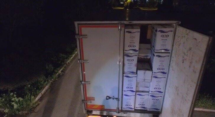 Konya'daki yol kontrolünde 5 milyon 900 adet makaron ele geçirildi
