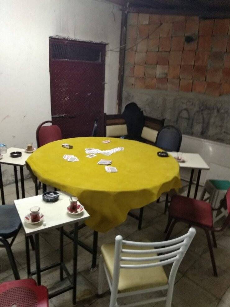 Konya'da Kumar Oynatılan Eve Baskın