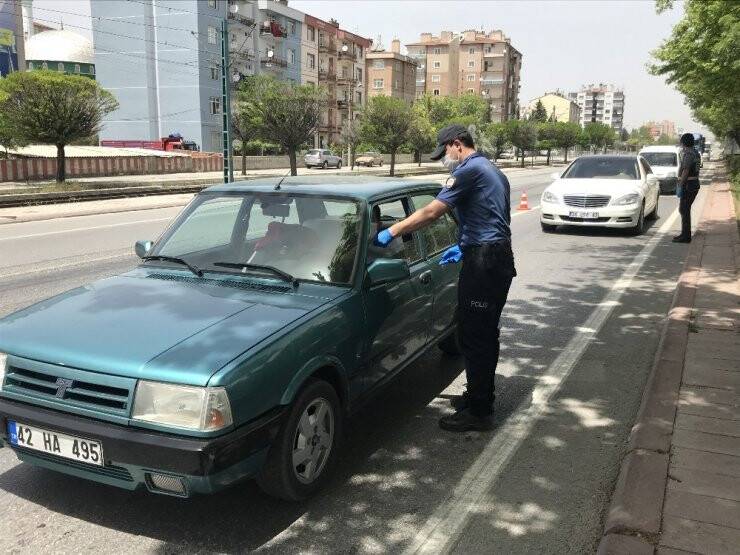 Konya Polisinden sıkı denetim