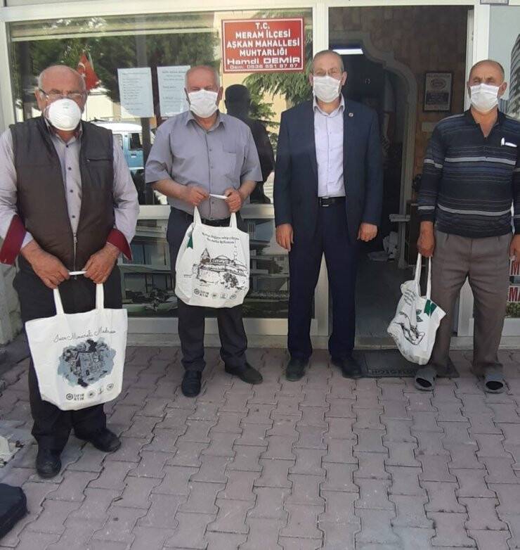 Konya Büyükşehir’den Bin 154 Muhtara Hijyen Seti Desteği