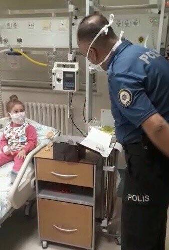 Konya'da 'Hani Bana' Diyen Çocuğun İsteğini Polis Geri Çevirmedi