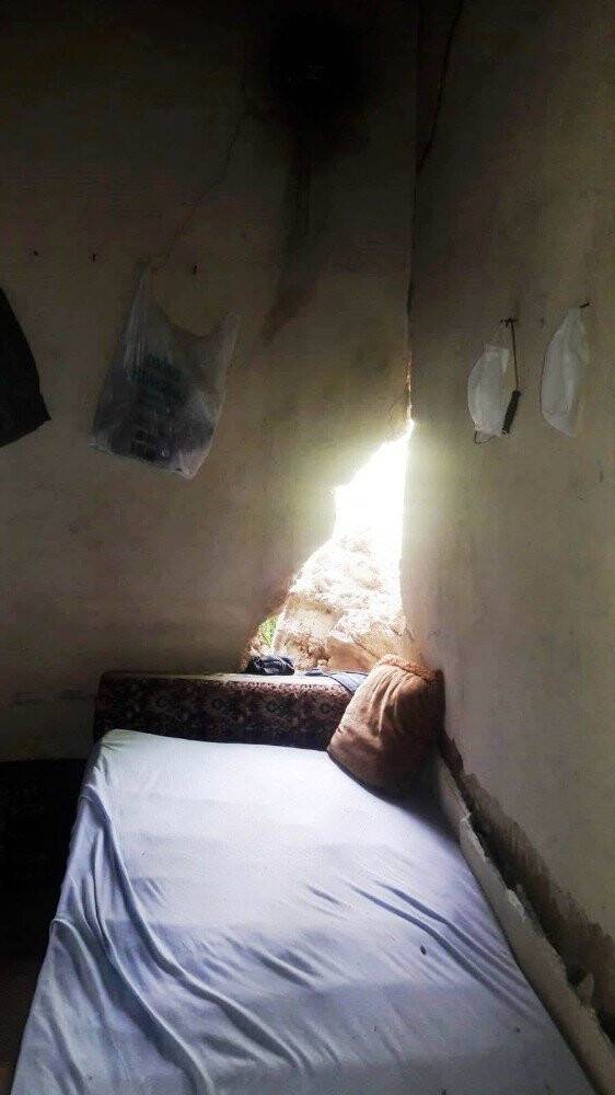 Konya'daki Evin Duvarı Yıkıldı
