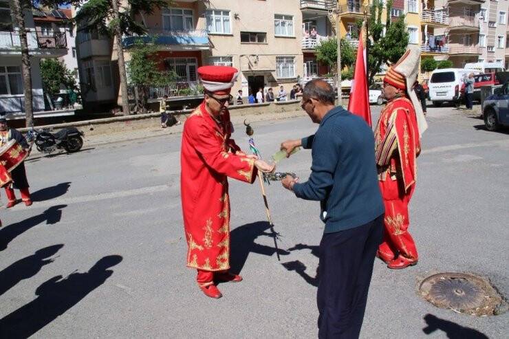Konya Akşehir’de Mehterli Kutlama
