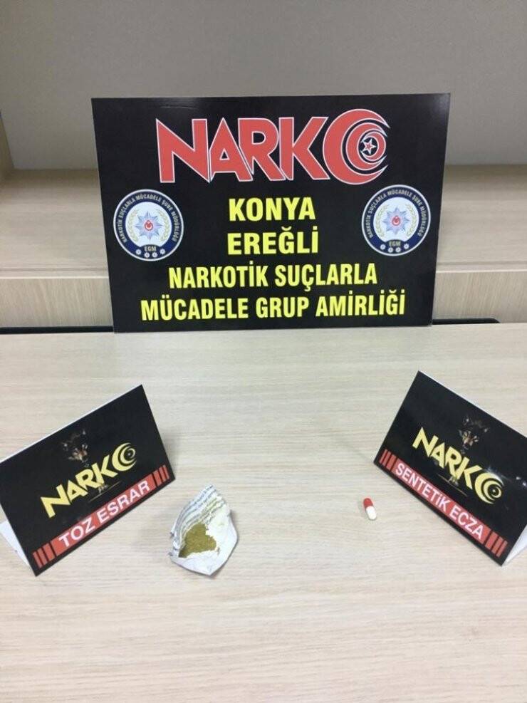 Konya'da  Uyuşturucu İle Mücadele Sürüyor