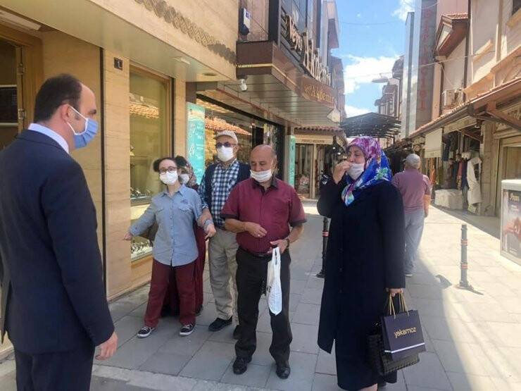 Başkan Altay'dan Esnafa  Bayram Ziyareti