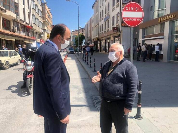Başkan Altay'dan Esnafa  Bayram Ziyareti