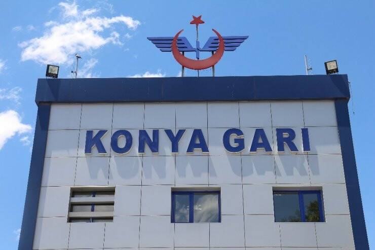 Konya Tren Garı’nda Yht Seferi Hazırlığı
