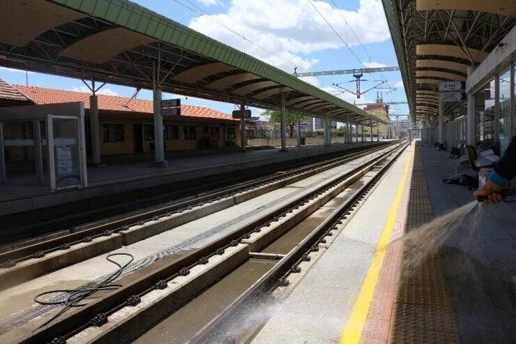 Konya Tren Garı’nda Yht Seferi Hazırlığı