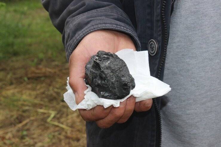 Fındık bahçesinde gömülü gök taşı