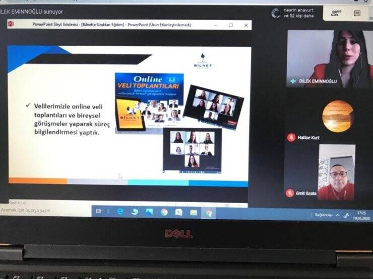 Özel Okulda Online Eğitime Devam