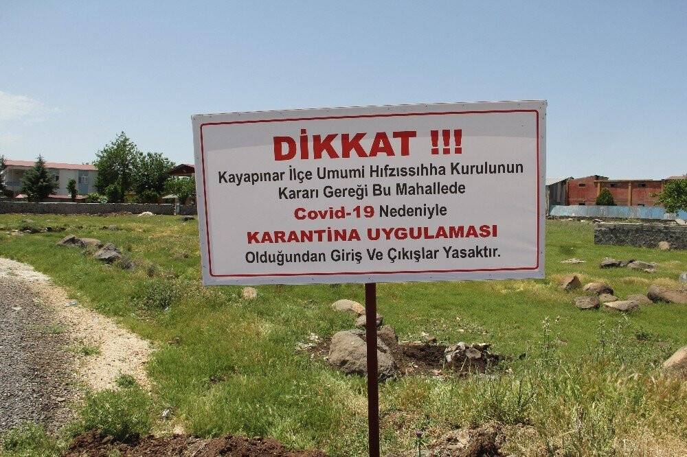 Karantinaya alınan mahallede vaka sayısı artıyor