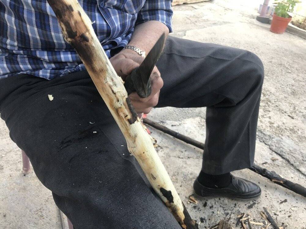 Konya’da 65 yaş üzeri vatandaşlar bahçelerinde