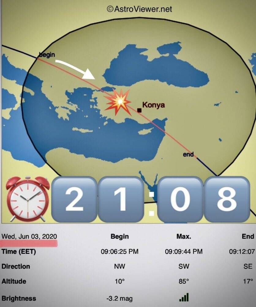 Uluslararası Uzay İstasyonu Konya’dan görülebilecek