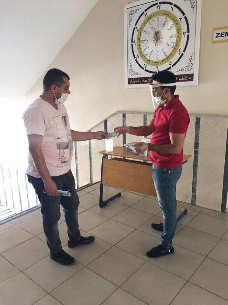 Korona sürecinde tedbirli sınav