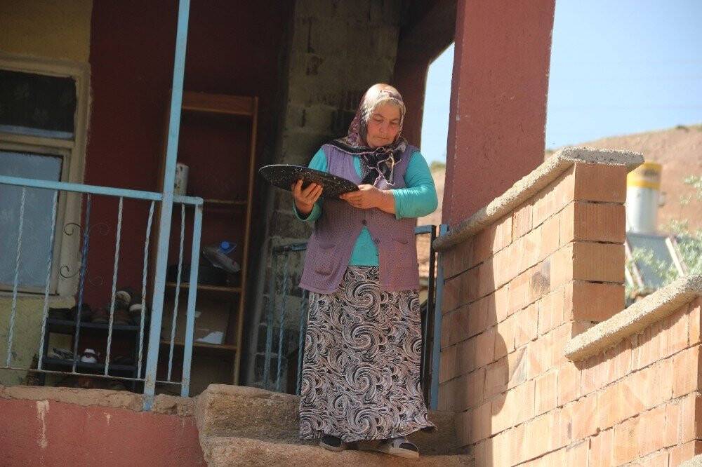 Mıknatısla gök taşı topladı