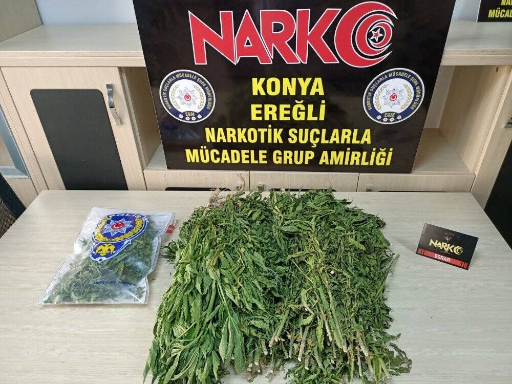 Konya’da uyuşturucu operasyonu