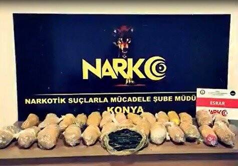 Konya’da uyuşturucu operasyonu