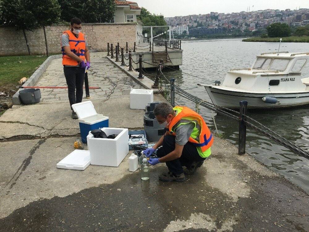 Çevre Bakanlığı ekipleri Haliç’ten numune aldı