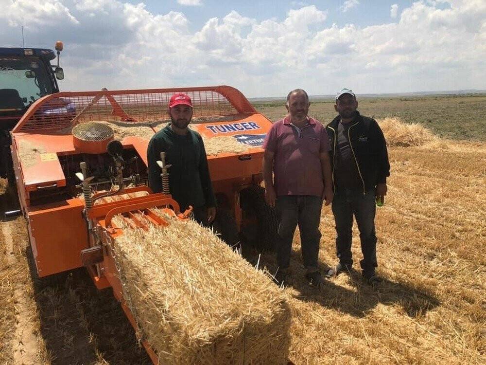 Konya'da arpa hasadı başladı