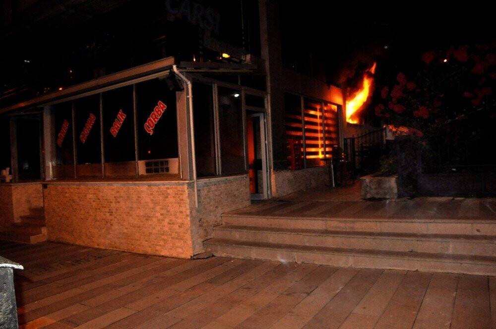 Konya’da restoran kundaklandı