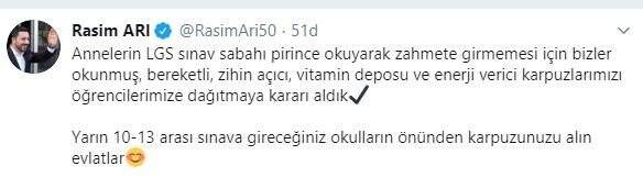  LGS Öğrencilerine  Karpuz İkram Edilecek
