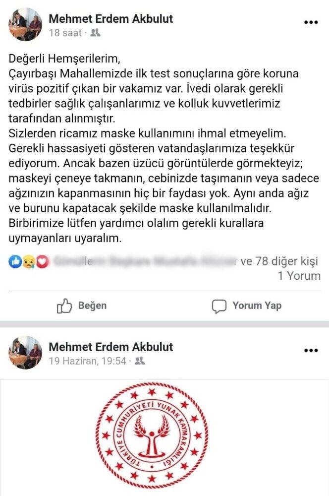 Konya'nın o ilçesinde ilk korona virüs vakası  görüldü
