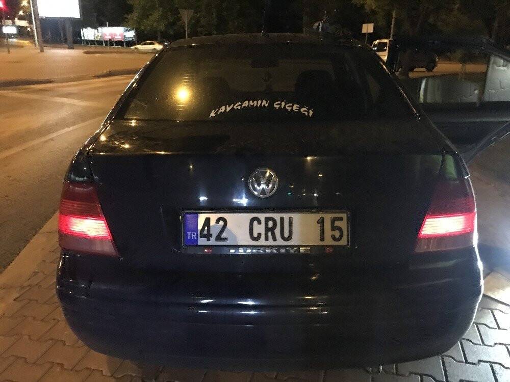 Konya'da Polisten kaçan sürücüye 13 bin lira ceza