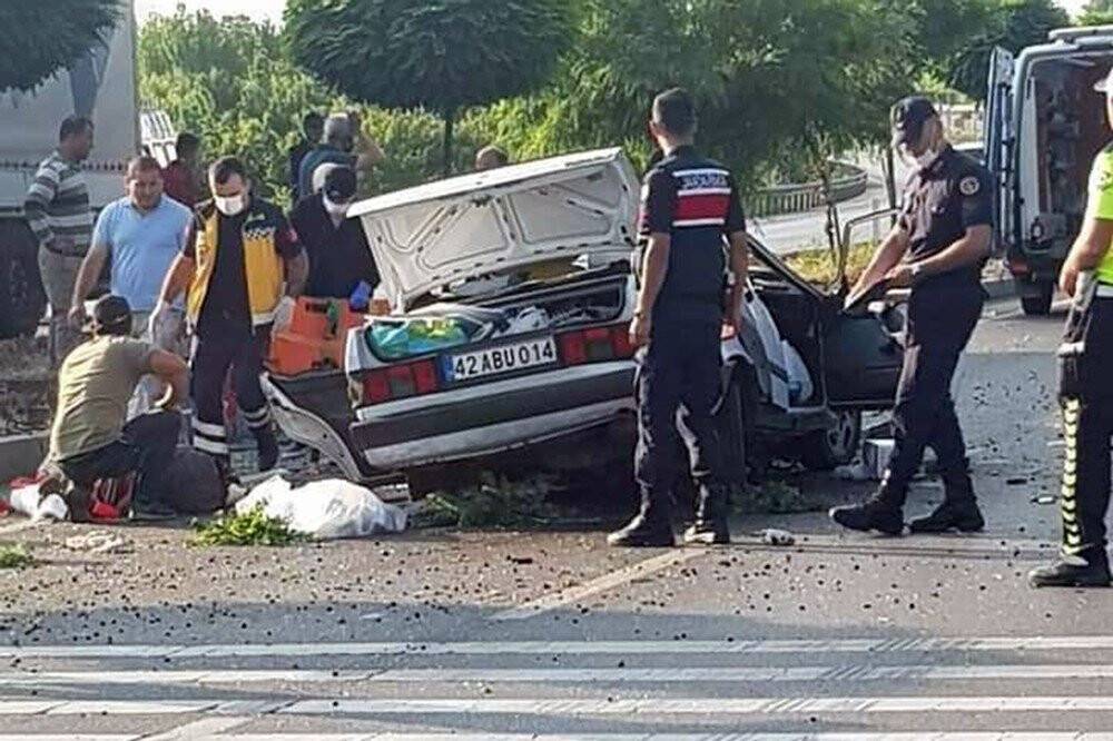 Konya’da feci kaza: 3 ölü, 2 yaralı