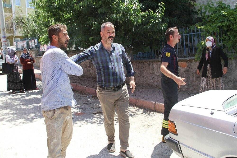 Konya’da evde çıkan yangın paniğe neden oldu