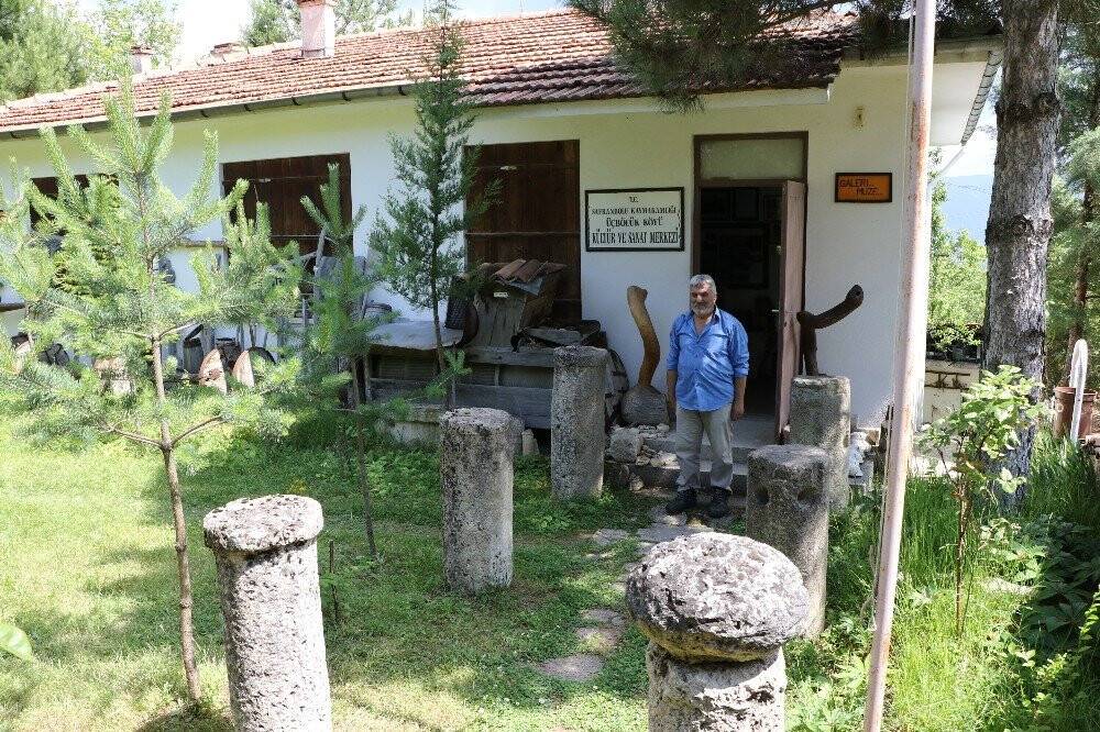 Tarihi kalıntıları müze yaptı