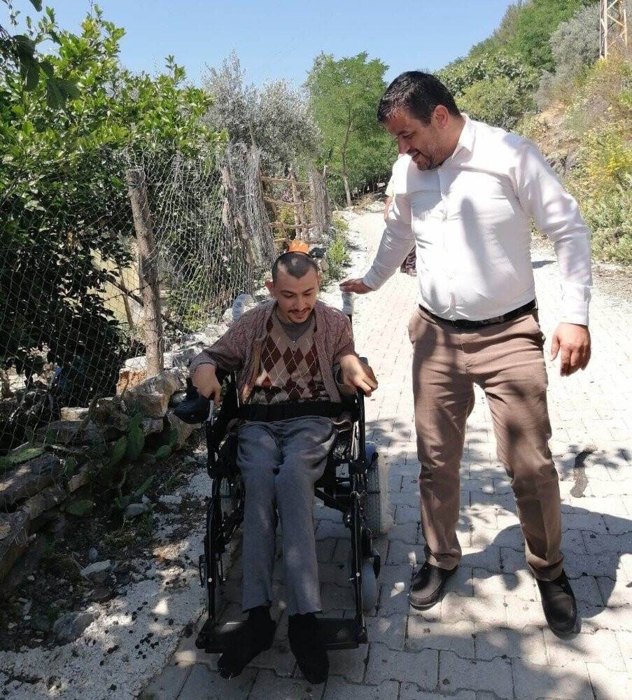 Yürüme engelli Ali’nin hayali gerçek oldu